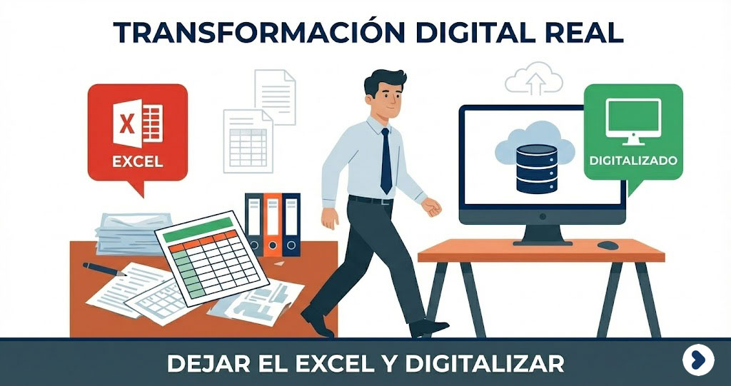 Transformación Digital Real: Dejar el Excel y digitalizar procesos